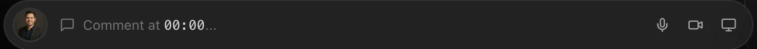 Comment box showing the timecode it is about to pin